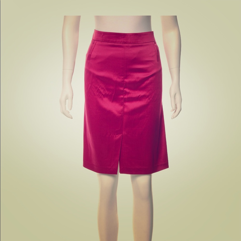 John Galliano a line knee length skirt